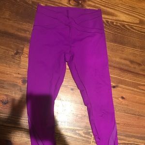 Lululemon size 12 full length deep purple legging